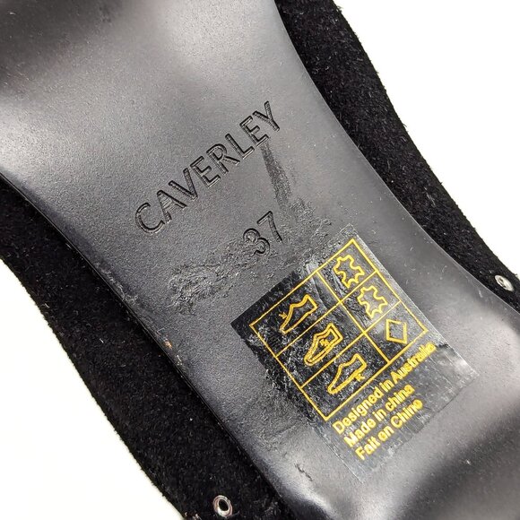 Caverley Women Collie Western Suede metal pointy toe boots size 7US EUR37 NEW - Picture 8 of 10